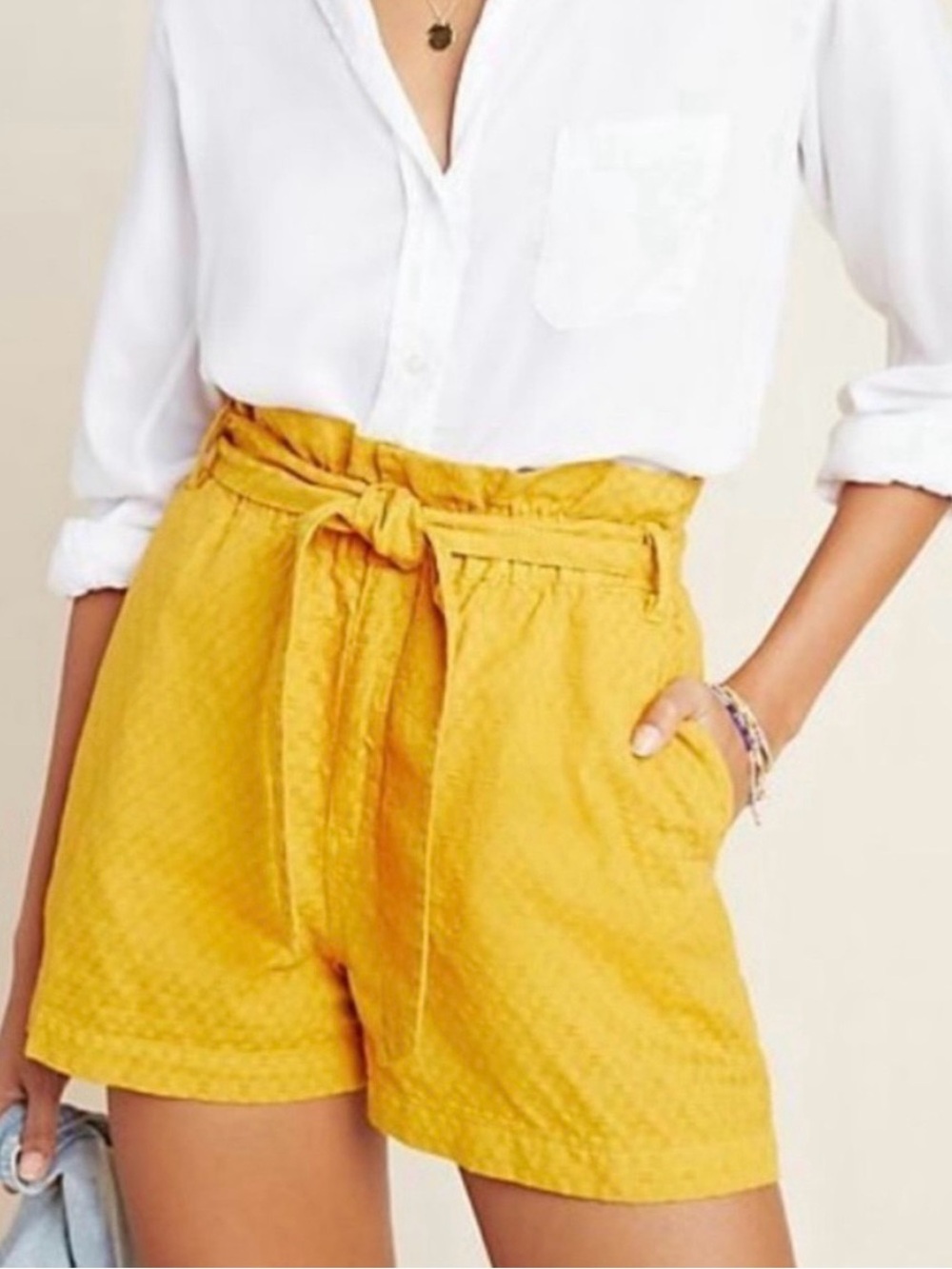 Anthropologie Amadi Paperbag Shorts